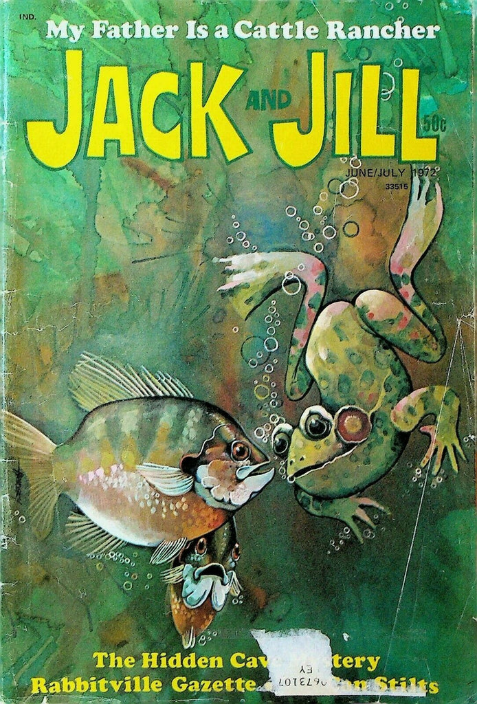 Jack & Jill Magazine June 1972 Cattle Rancher Cortez Island James Arnosky