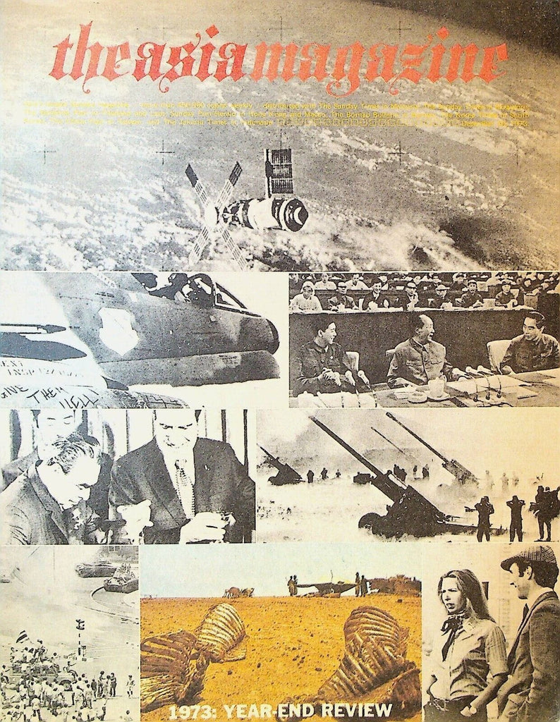 Asia Magazine December 30 1973 Bruce Lee Pablo Picasso Year in Review