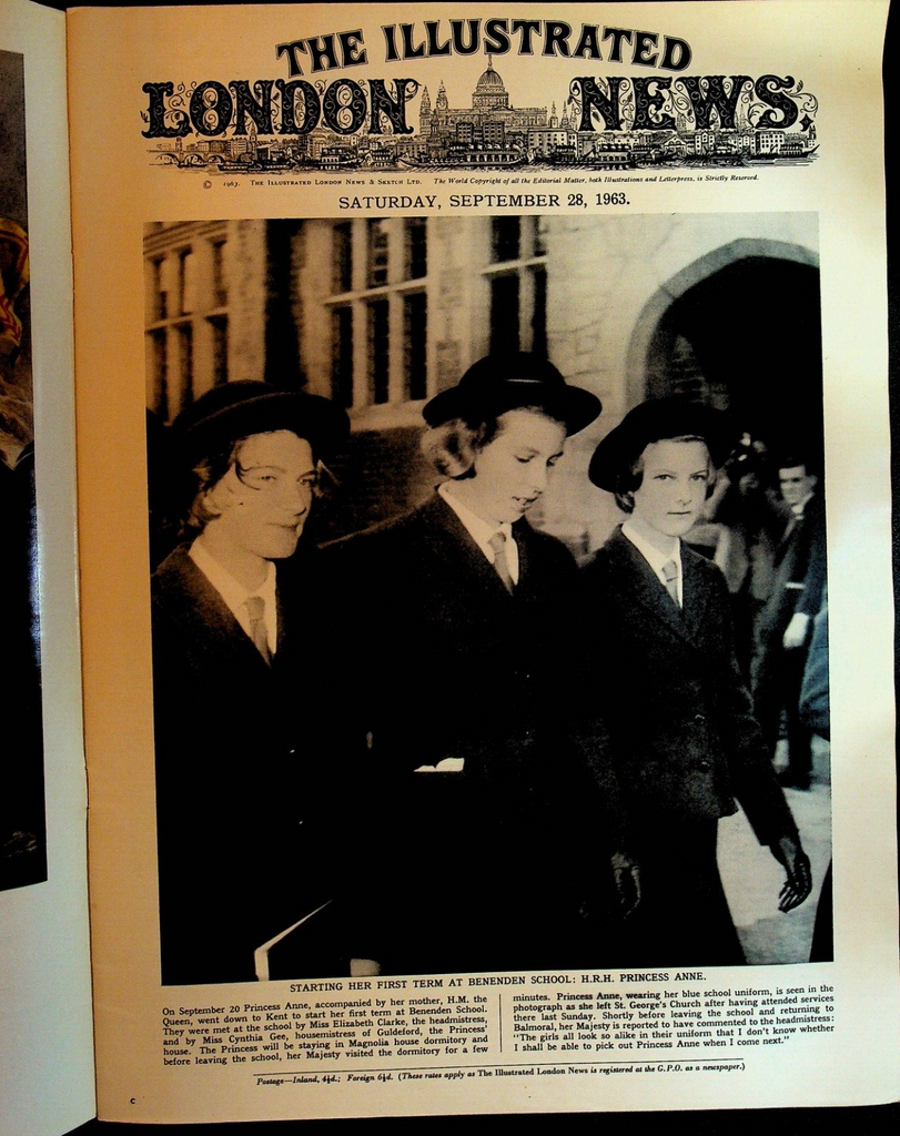 Illustrated London News September 28 1963 Malaysia Princess Anne