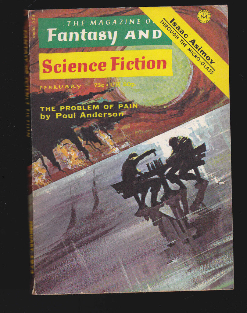 Magazine of Fantasy & Science Fiction February 1973 Poul Anderson Carol Carr