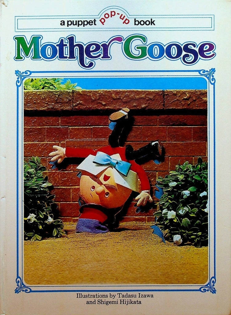 Mother Goose Puppet Pop-Up Book 1970s Shigemi Hijikata Tadasu Izawa