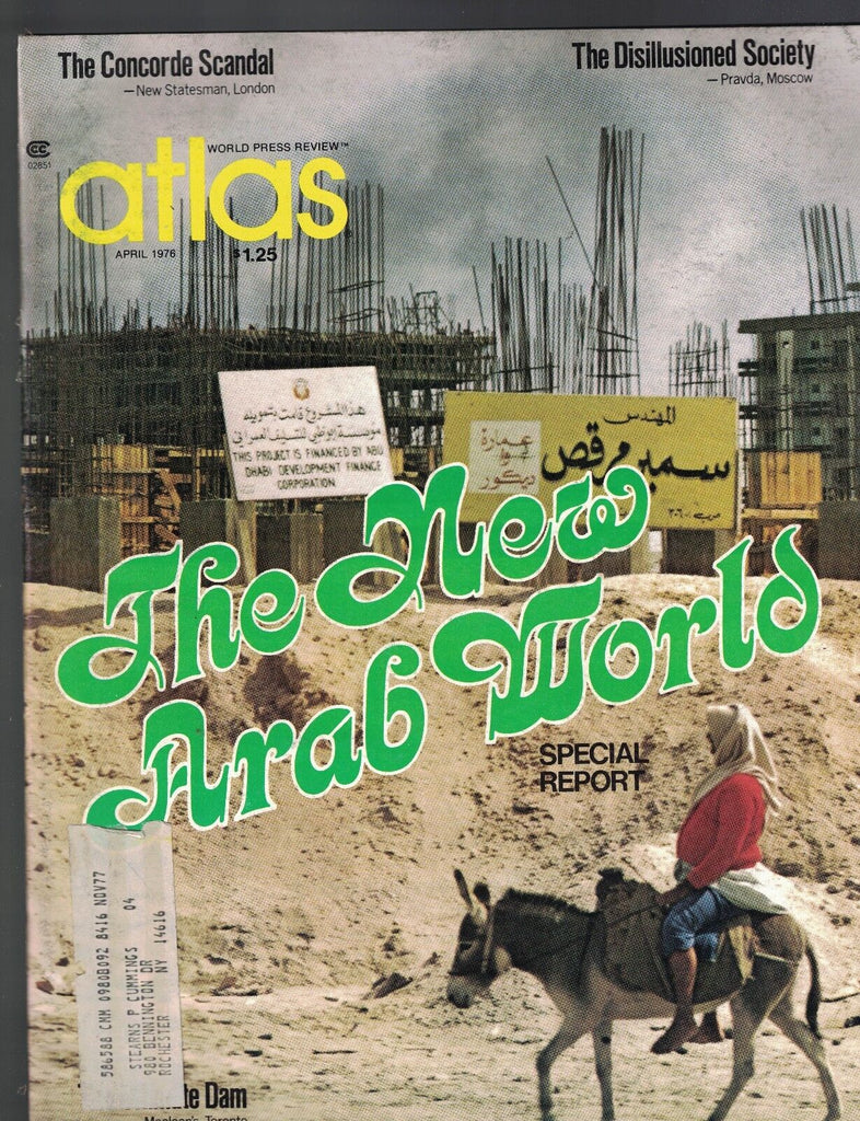 Atlas Magazine April 1976 The New Arab World Hafez Assad Lebanon Concorde