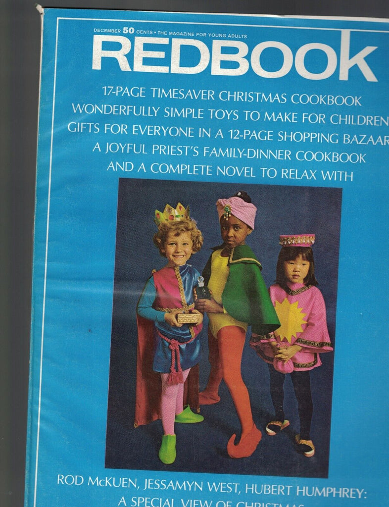 Redbook Magazine December 1969 Christmas Rod McKuen Isaac Asimov