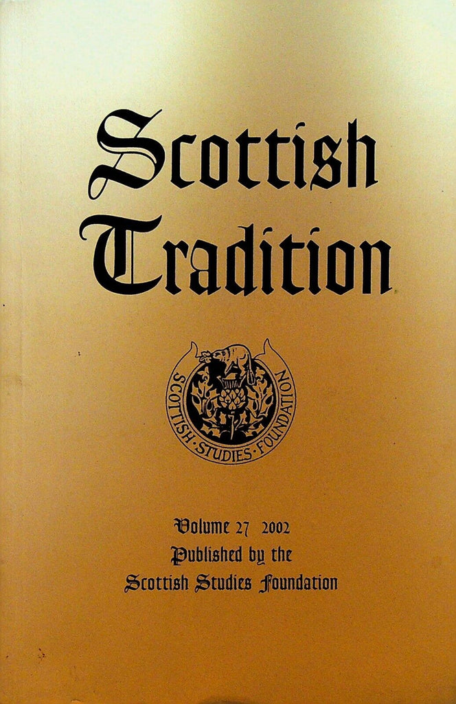 Scottish Tradition Volume 27 2002 Witchcraft & Family Script Lettering Tombstone