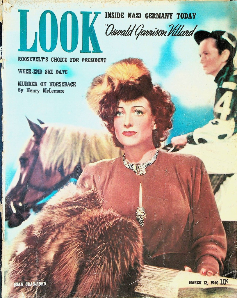 Look Magazine March 12 1940 Joan Crawford Mae West WC Fields