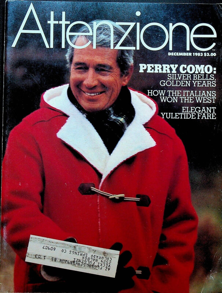Attenzione Magazine December 1983 Perry Como Alfonse D'Amato Richard Valeriani