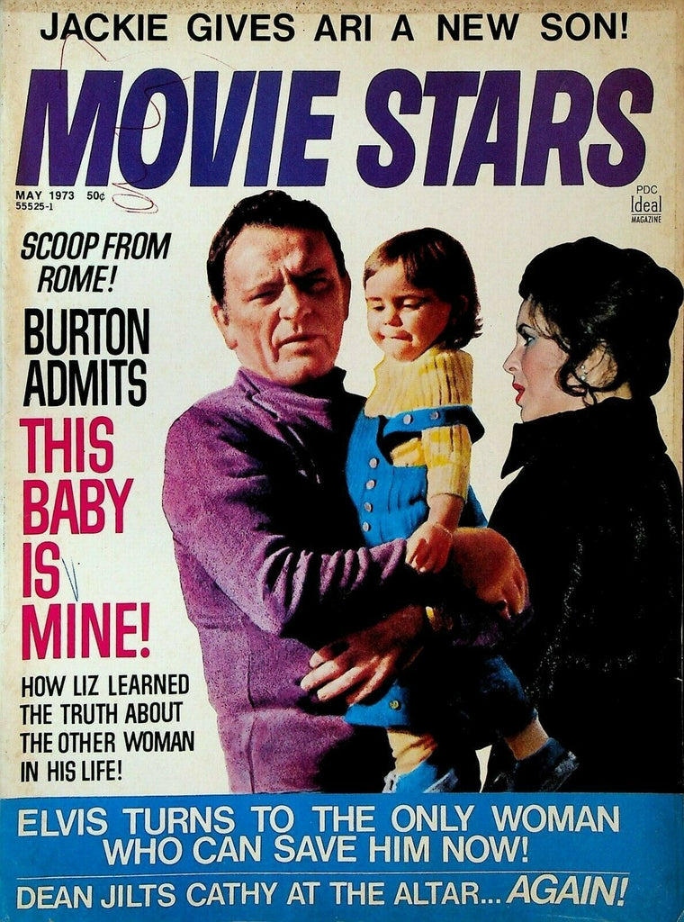 Movie Stars Magazine May 1973 Elvis Jackie Onassis Liz Taylor Jane Fonda