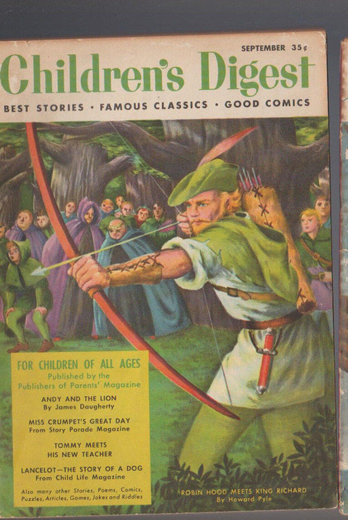 Children's Digest Magazine September 1952 Ogden Nash Will Rogers