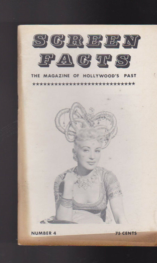 Screen Facts #4 Betty Grable Maria Ouspenskaya