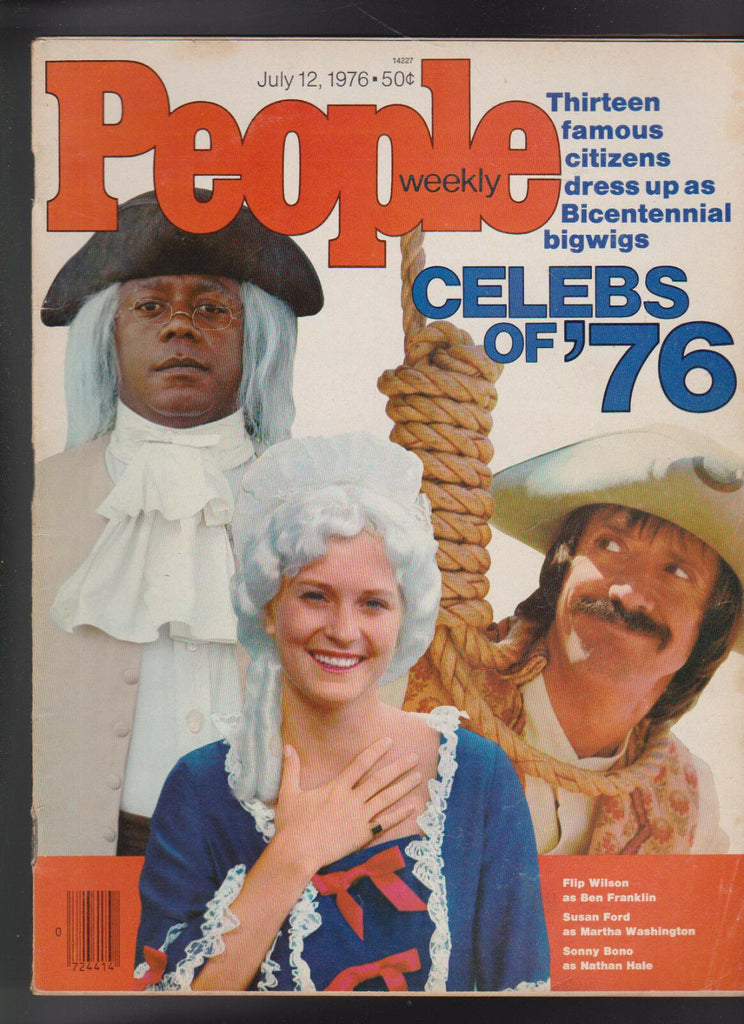 People Magazine Sonny Bono Flip Wilson Susan Ford July 12 1976 Free S/H