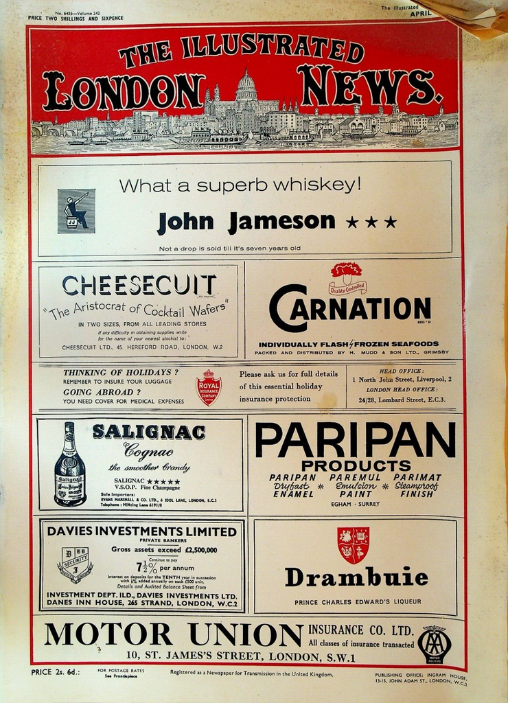 Illustrated London News April 20 1963 England Scotland International Soccer