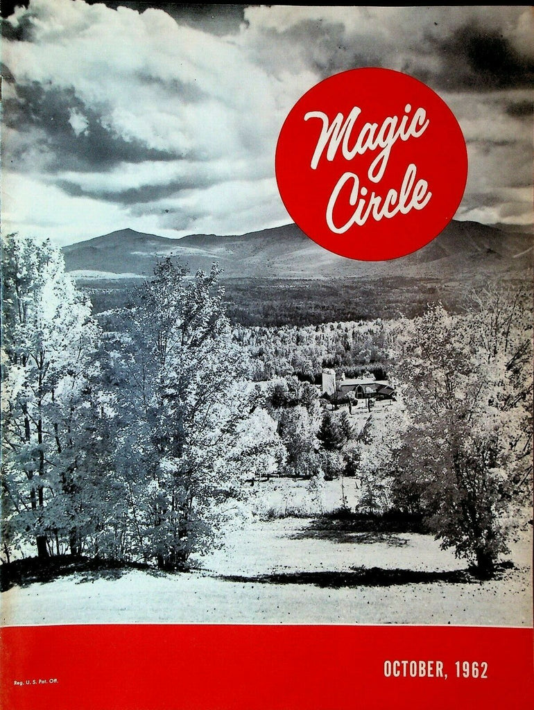Magic Circle Magazine October 1962 Hagerstown In Perfect Game Birds