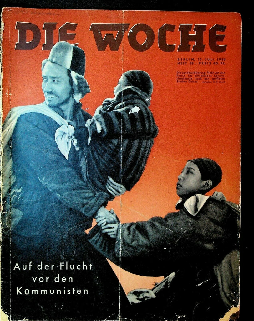 Die Woche Magazine July 17 1935 China Communists Max Schmeling Adolf Hitler