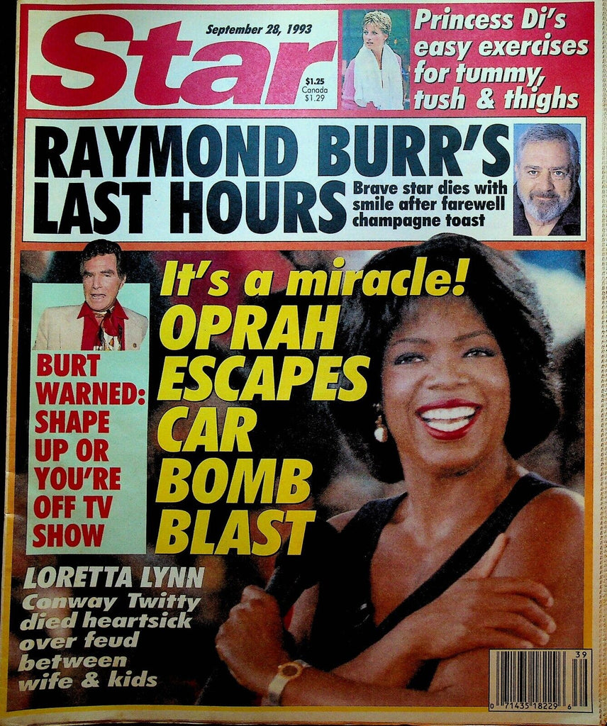 Star Magazine September 28 1993 Oprah Winfrey Princess Diana Loretta Lynn