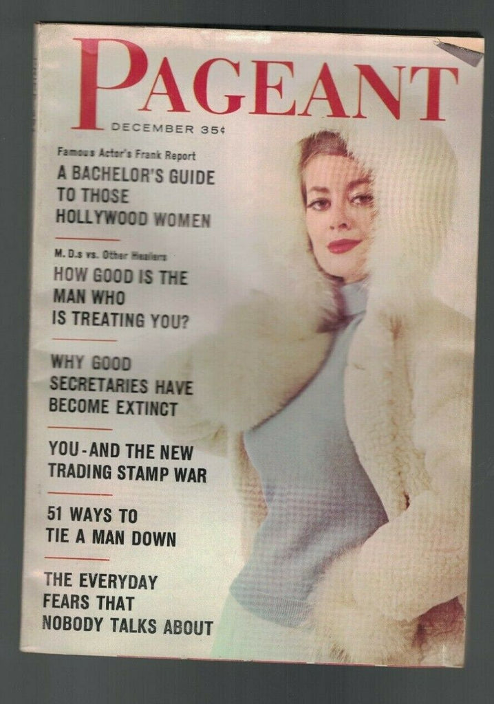 Pageant Magazine December 1962 George Menefee Falconetti Christine Kaufmann
