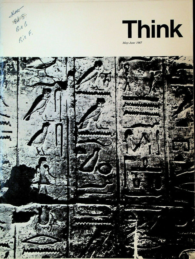 Think IBM Magazine May 1967 Isaac Asimov Israel Weizmann Institute