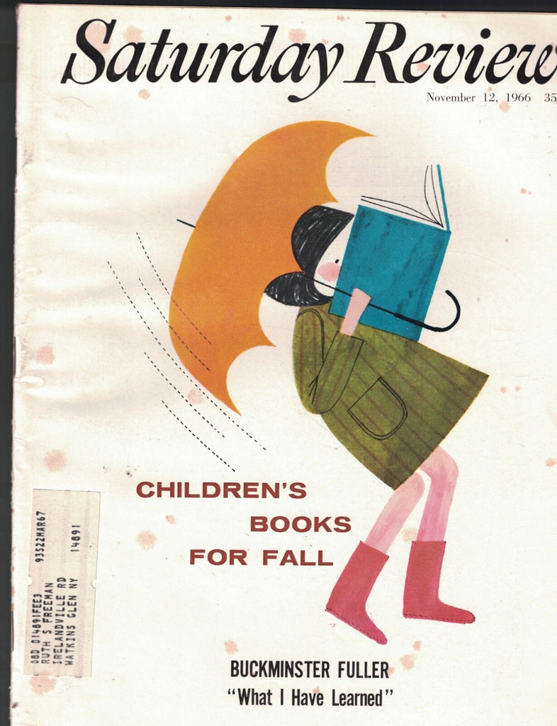 Saturday Review November 12 1966 Ann Landers Childrens Books Cuba's Press