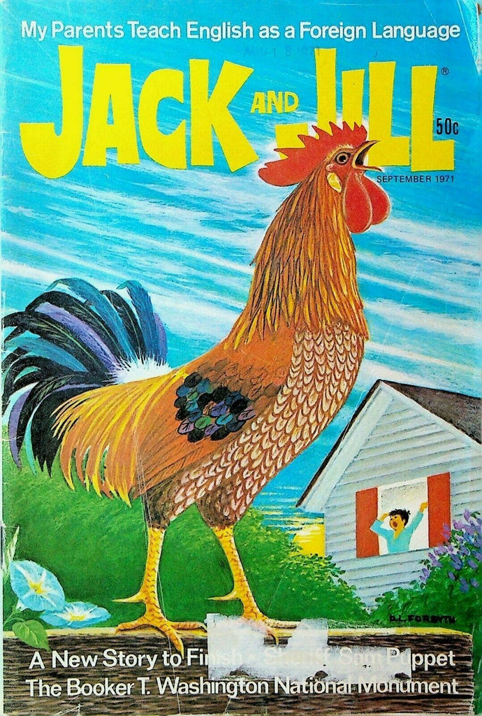 Jack & Jill Magazine September 1971 Booker T Washington Monument