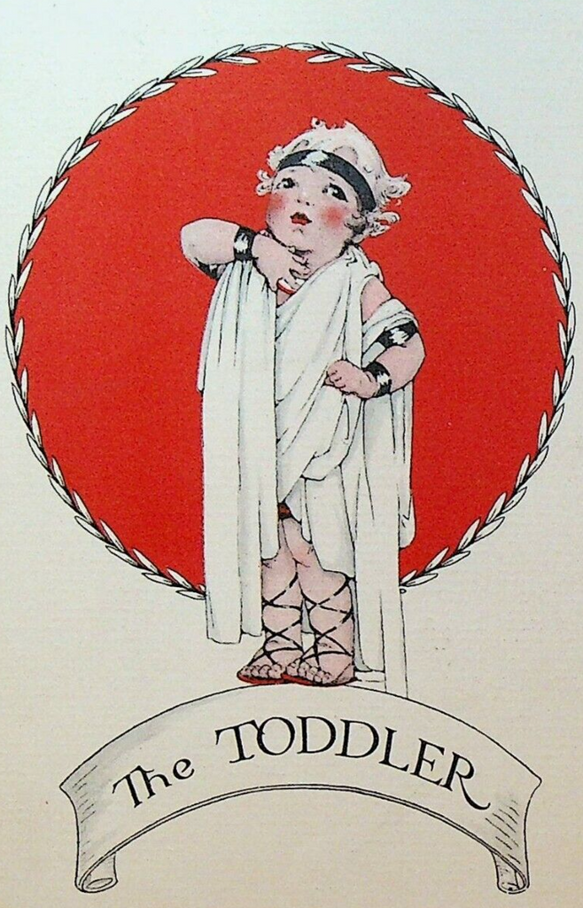 The Toddler A Book for Parents GF Earnshaw 1929 Baby Shop Indianapolis Indiana