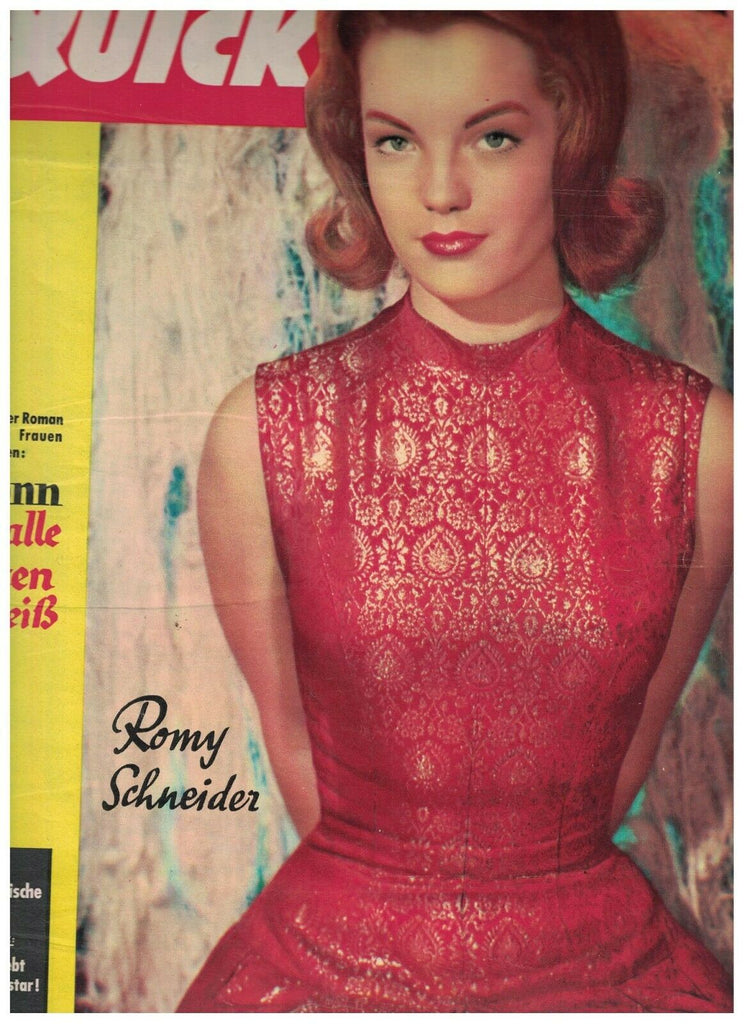 Quick Magazine January 26 1957 Romy Schneider Elvis Presley