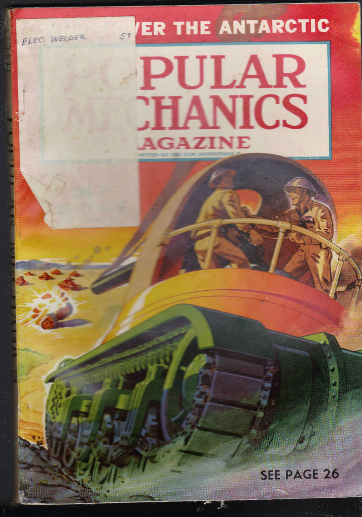Popular Mechanics Magazine Antarctic America's Defense Machine October 1941