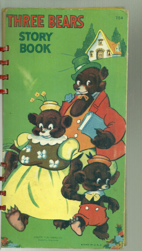 Three Bears Story Book (Abbott Publishing Co) Kids Book