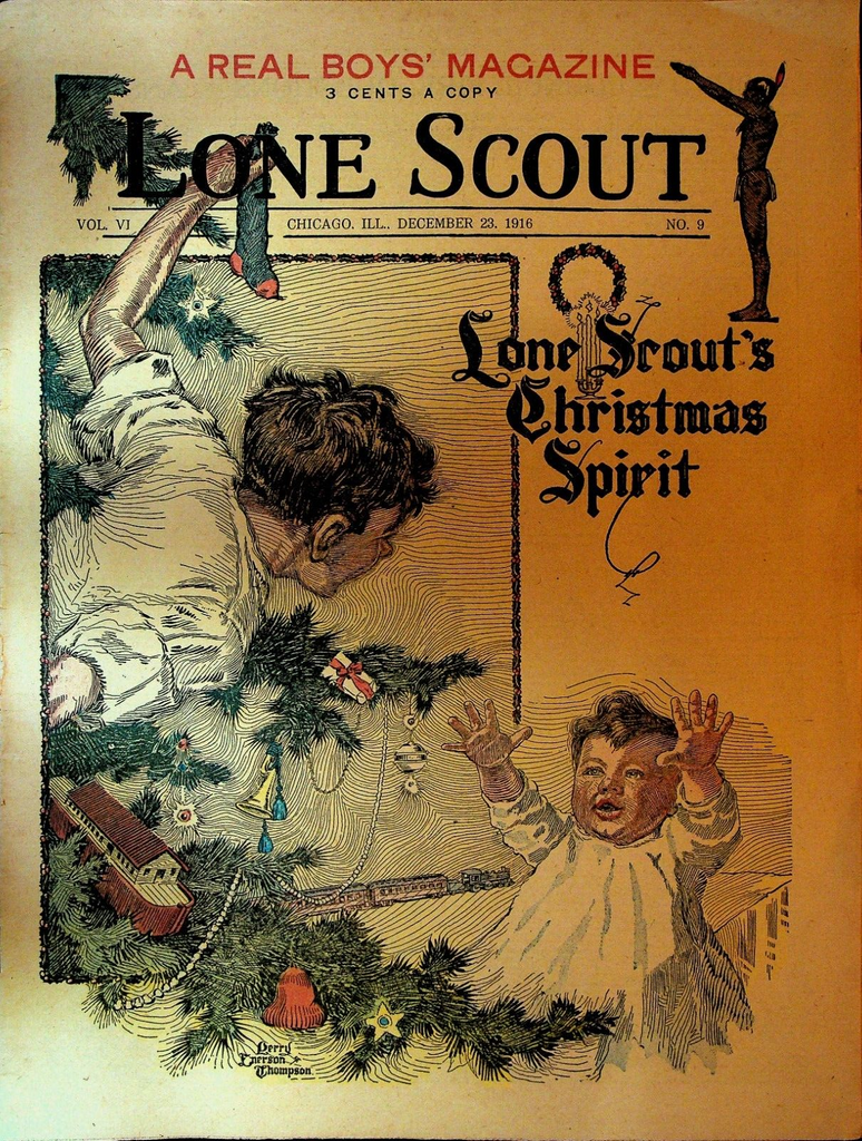 Lone Scout Magazine December 23 1916 Christmas Perry Emerson Thompson