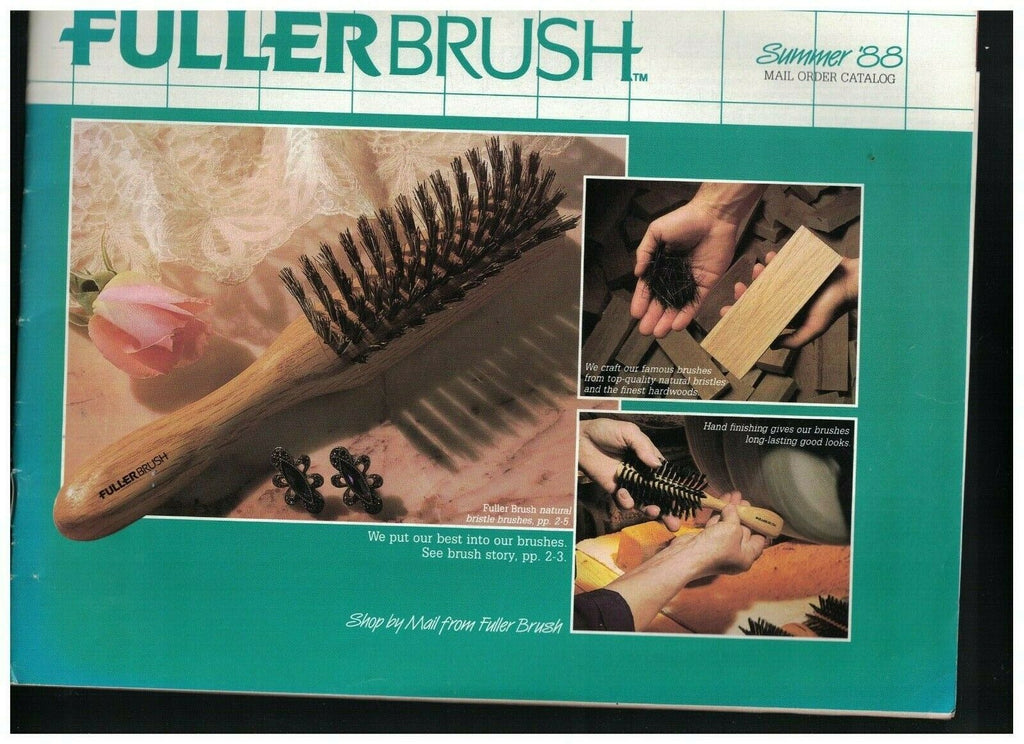 Fuller Brush Catalog Summer 1988 Combs Mops Brushes