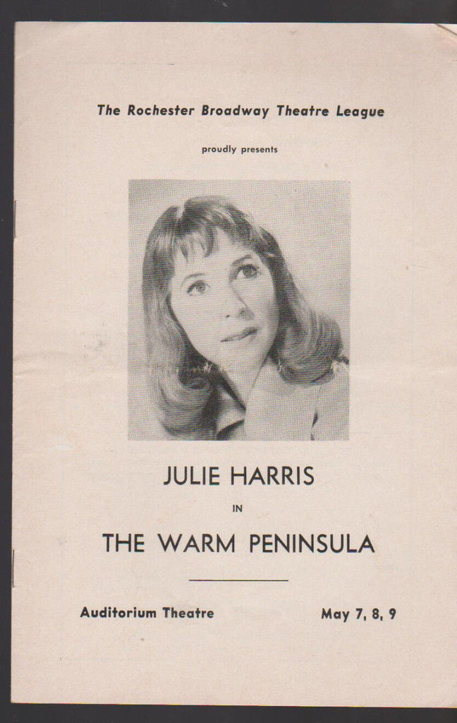 The Warm Peninsula Program 1960s Julie Harris Carroll Brooks Peter Baldwin
