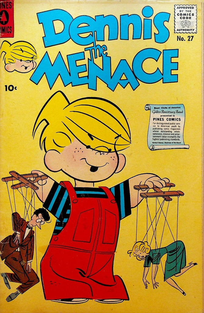 Dennis the Menace 27 Pines Comics 1958 Marionette