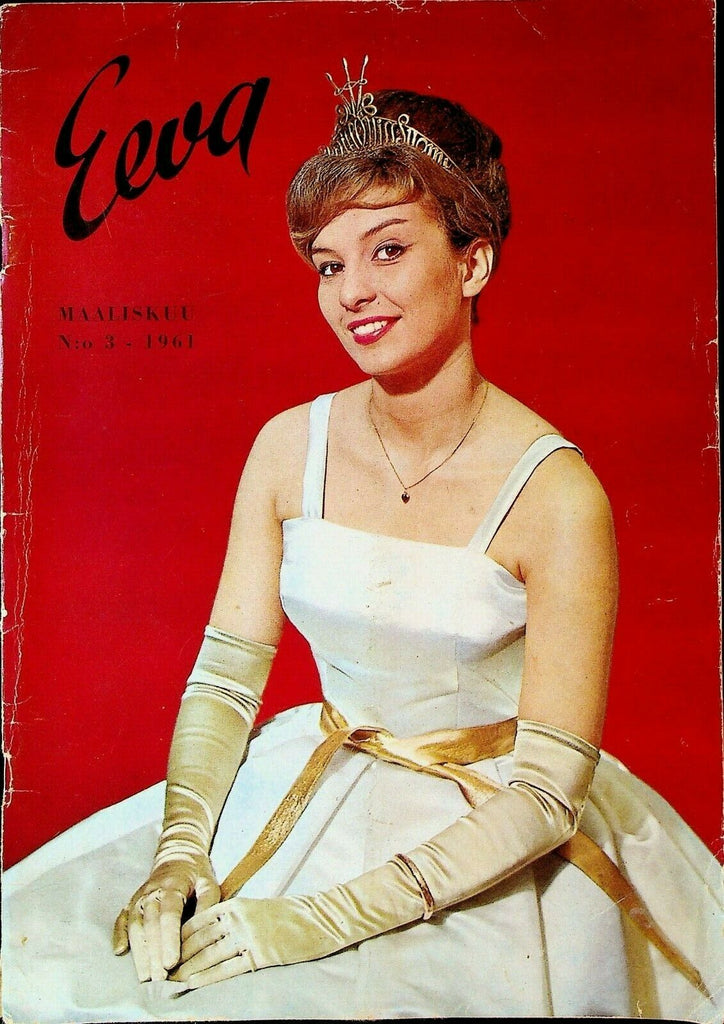 Eeva Magazine March 1961 Miss Finland Ritva Wachter Evan Hunter Hiroko Matsumoto