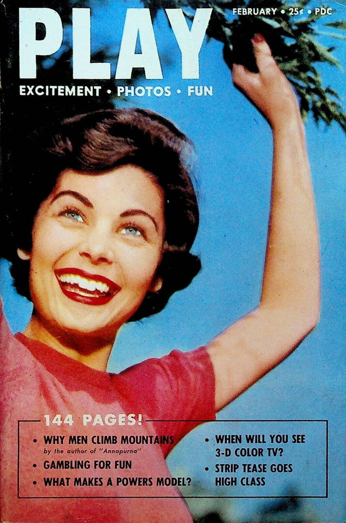 Play Magazine FIRST ISSUE February 1954 Eartha Kitt Marlon Brando Jokari DJs
