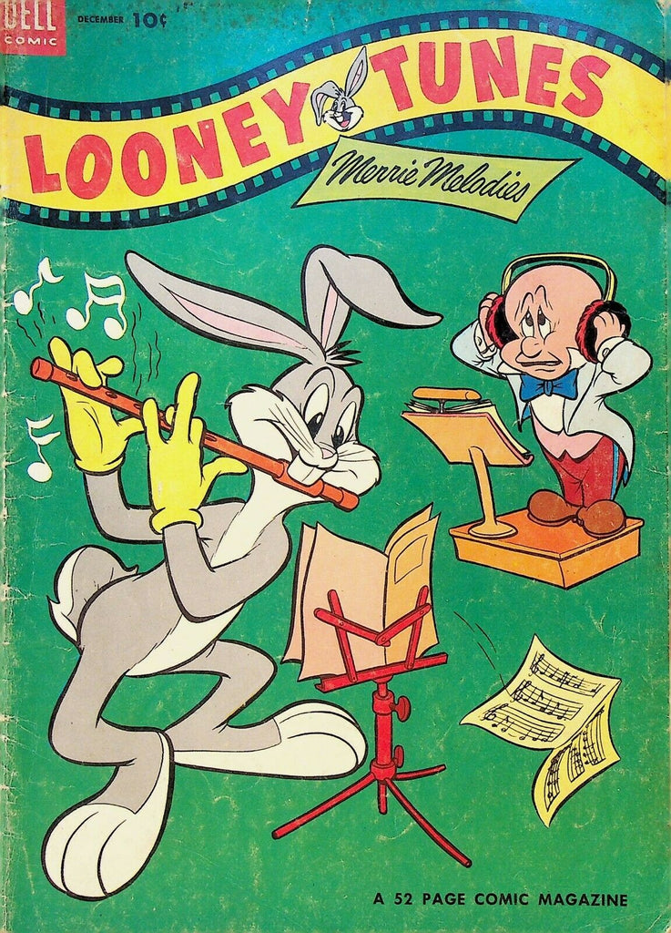 Looney Tunes 146 Dell Comics 1953 Bugs Bunny Elmer Fudd Flute Conductor