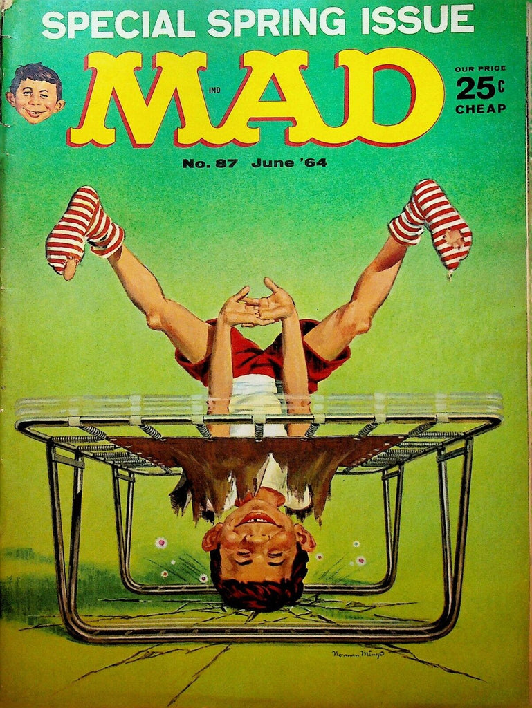 Mad Magazine 87 June 1964 Trampoline Dave Berg Spy vs Spy