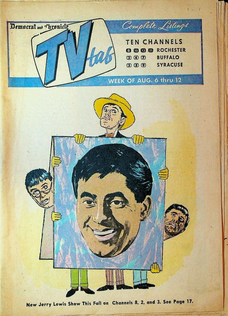 TV Tab August 6 1967 Jerry Lewis Dale Robertson Irene Ryan Rochester NY