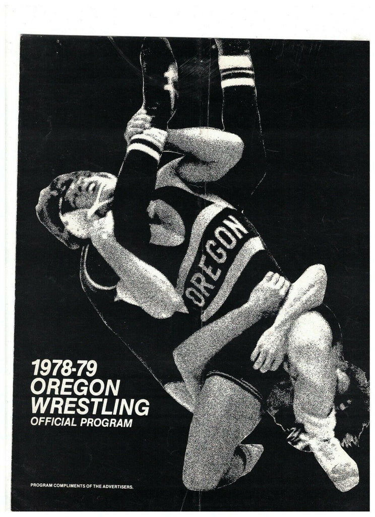 Oregon University Wrestling Program 1978-1979 NCAA