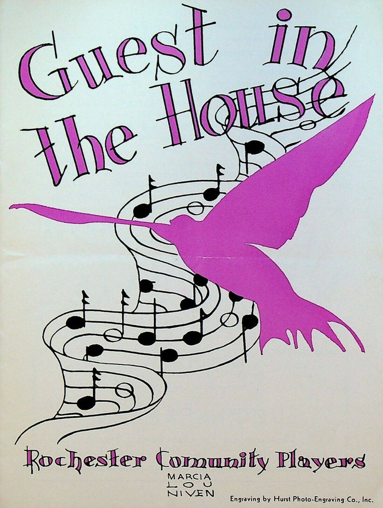 Guest in the House Playbill Rochester NY Community Players November 1943