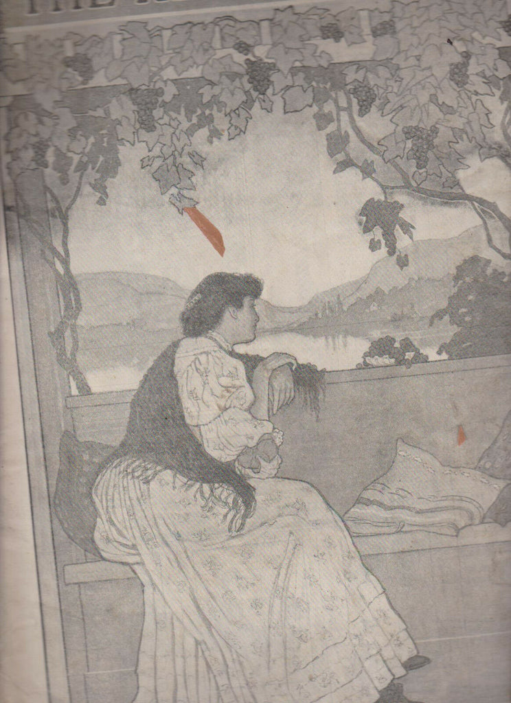 Hearthstone Magazine October 1906 Woman Looking Out Window Eban Rexford