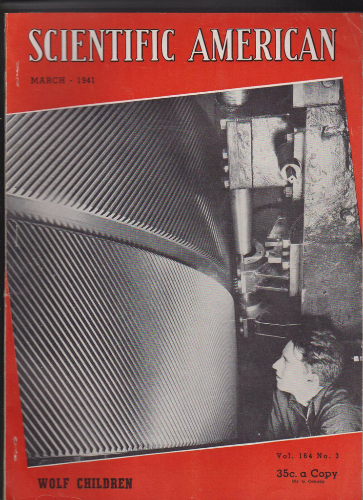 Scientific American Magazine March 1941 India's Wolf Children