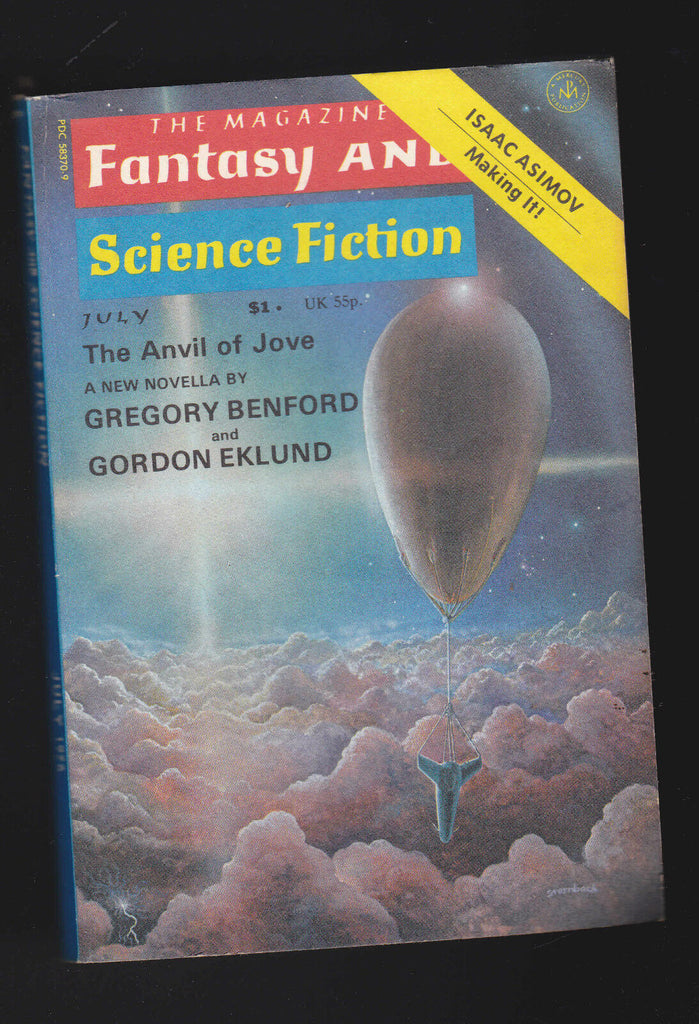 The Magazine of Fantasy & Science Fiction July 1976 JP Dixon Gordon Eklund