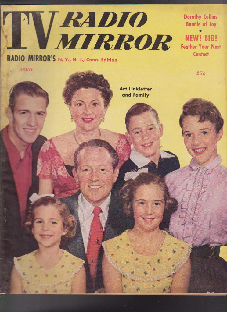 TV Radio Mirror April 1955 Art Linkletter Dorothy Collins John Gambling