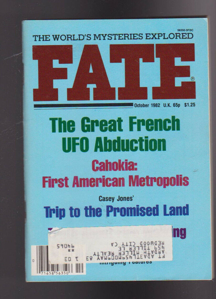 Fate Magazine Cahokia Russian ESP  October 1982