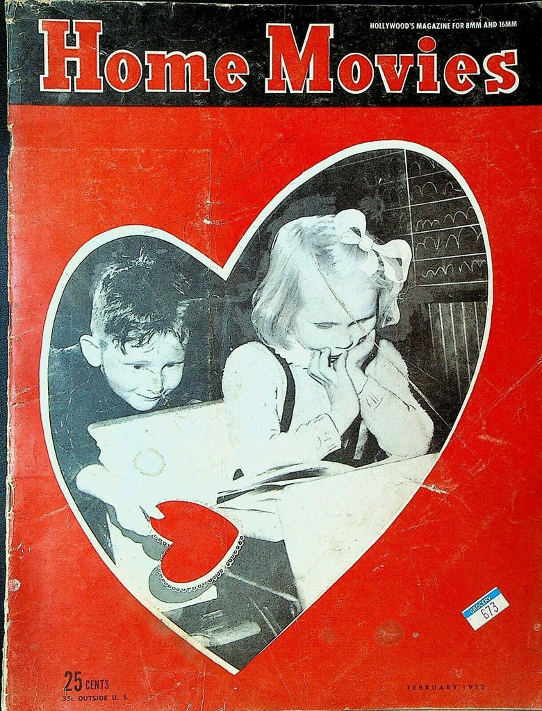 Home Movies Magazine February 1952 Valentine's Day Cover Botany Bay