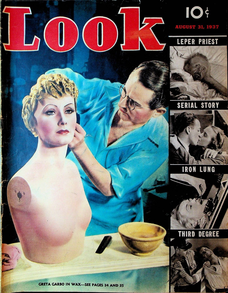 Look Magazine August 31 1937 Father Damien Kiki Roberts Hypnotism Air Show