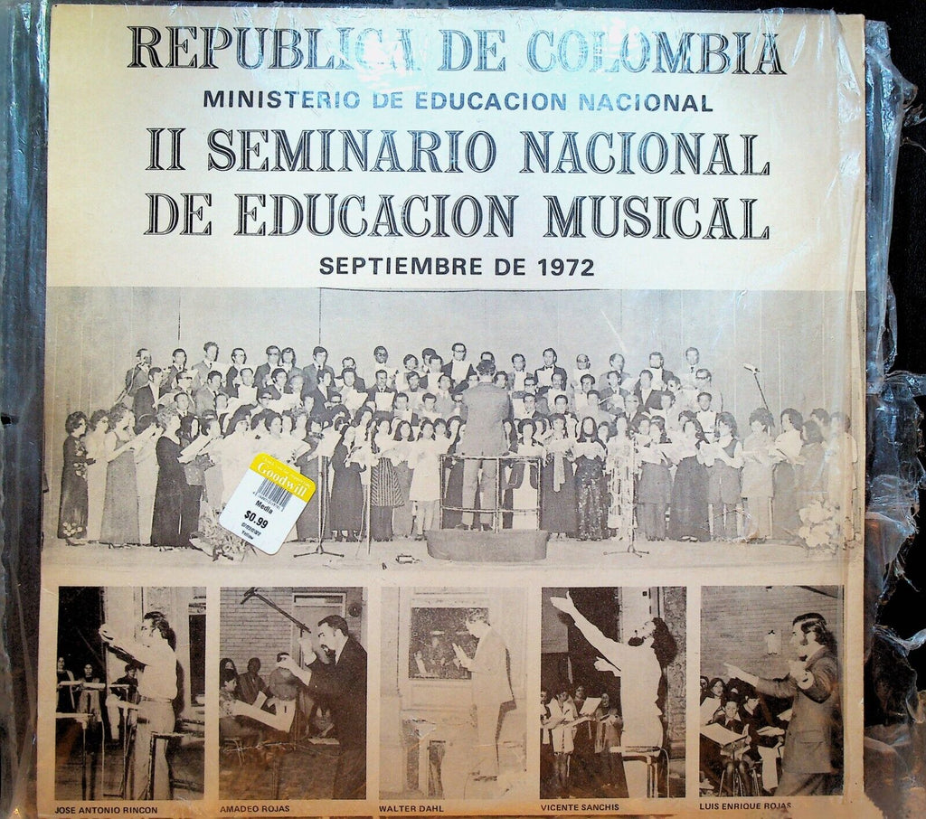 Republica de Colombia Il Seminario Nacional de Educacion Musical 1972 33RPM