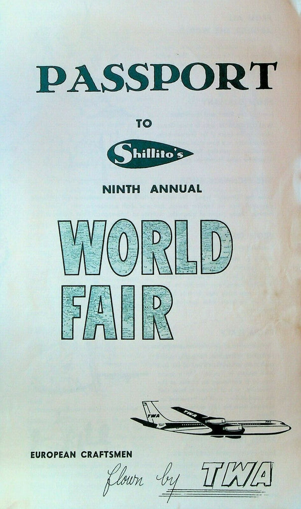 John Shillito's 1961 9th Annual World Fair Passport European Craftsmen