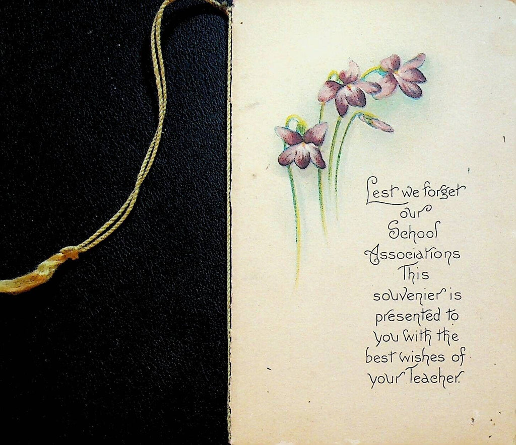 Hyndsdale School 1922 School Association Booklet Students Teacher