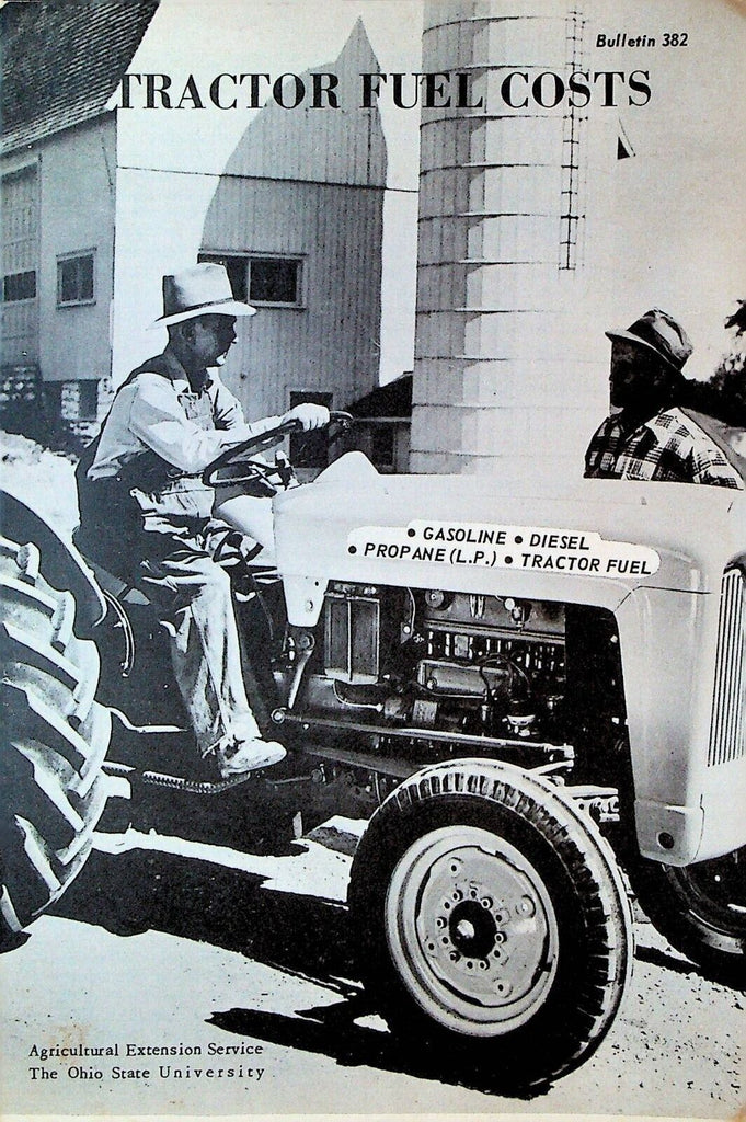 Tractor Fuel Costs Booklet 1958 Farming Agriculture Ohio State University