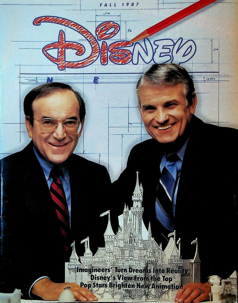 Walt Disney News Magazine Fall 1987 Emmett Kelly Michael Eisner