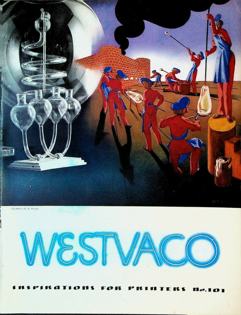 Westvaco Inspirations for Printers Magazine 101 1936 HR Worch Art Deco